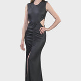 ABITO LUNGO CUT-OUT