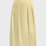 MIDI SKIRT WITH PLEATS