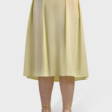 MIDI SKIRT WITH PLEATS