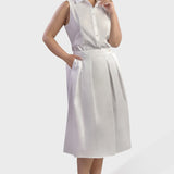MIDI SKIRT WITH PLEATS