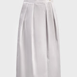 MIDI SKIRT WITH PLEATS