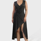 SHINE DRESS WITH DRAPING