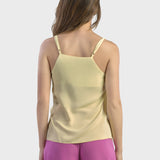 TOP WITH STRAPS AND RUFFLES