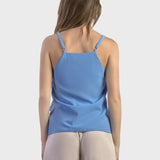 TOP WITH STRAPS AND RUFFLES