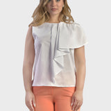 MAXI RUFFLED TOP